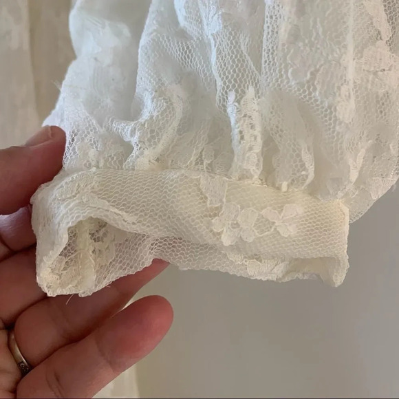 Vintage‎ Bridallure Prairie Lace Wedding Dress 70’s - Picture 9 of 15